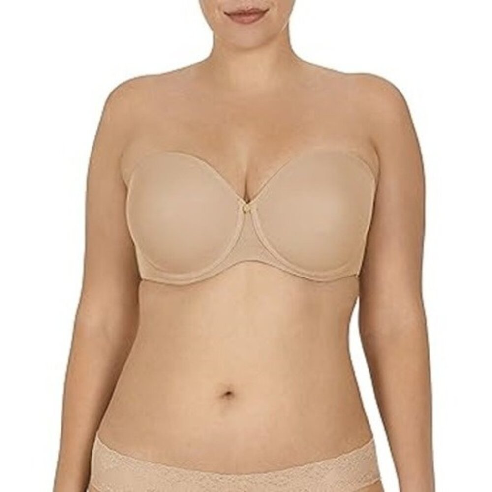 Natori Women's Size 36DD Nude Minimal Strapless Contour Underwire Bra